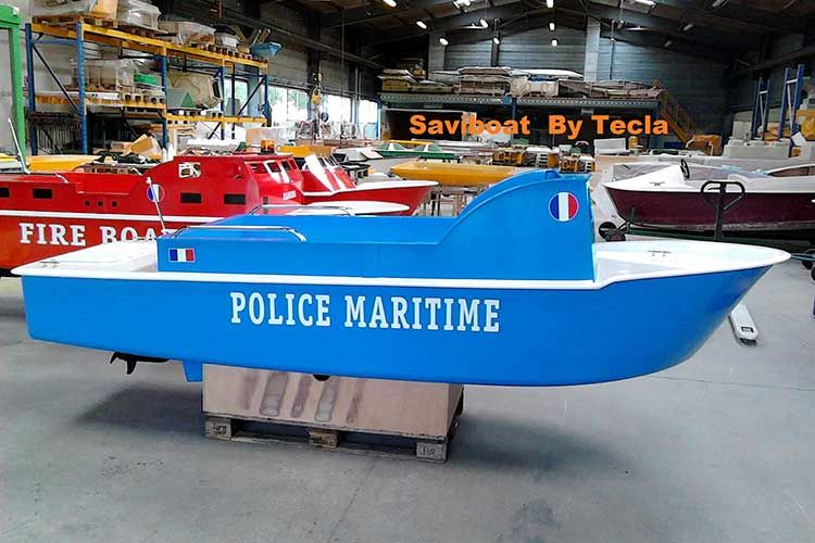 Bateau électrique Saviboat Port Miniature Police